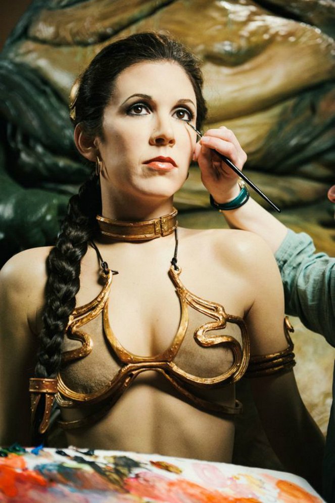 Star Wars: A Jedi visszatér - Forgatási fotók - Carrie Fisher