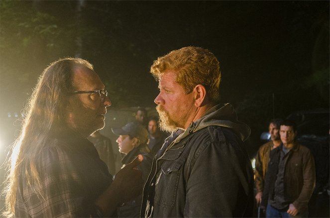 The Walking Dead - A jobbkéz - Forgatási fotók - Greg Nicotero, Michael Cudlitz