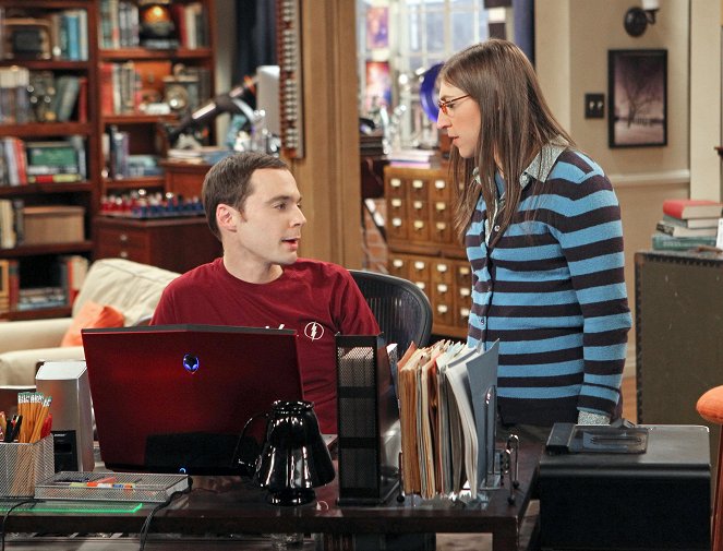 The Big Bang Theory - Abschluss-Probleme - Filmfotos - Jim Parsons, Mayim Bialik