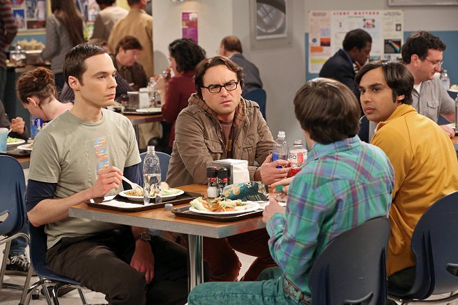 The Big Bang Theory - The Tenure Turbulence - Photos - Jim Parsons, Johnny Galecki, Kunal Nayyar