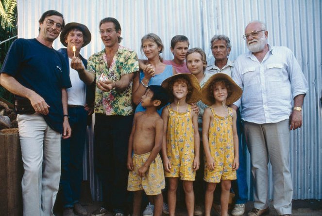 A Costa do Mosquito - De filmagens - Peter Weir, Harrison Ford, Helen Mirren, River Phoenix
