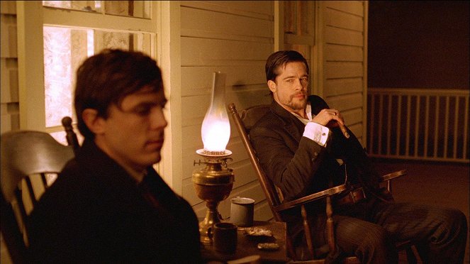 Die Ermordung des Jesse James durch den Feigling Robert Ford - Filmfotos - Casey Affleck, Brad Pitt