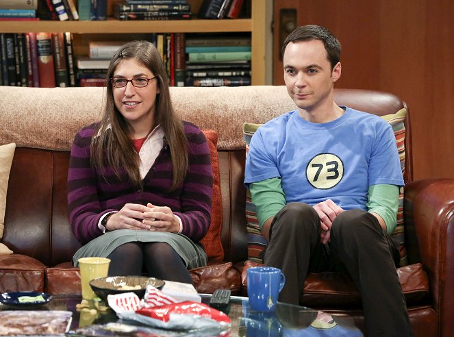 The Big Bang Theory - Season 7 - The Raiders Minimization - Photos - Mayim Bialik, Jim Parsons