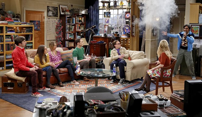 The Big Bang Theory - Schnitzeljagd mit Nerds - Filmfotos - Simon Helberg, Mayim Bialik, Kaley Cuoco, Jim Parsons, Johnny Galecki, Kunal Nayyar