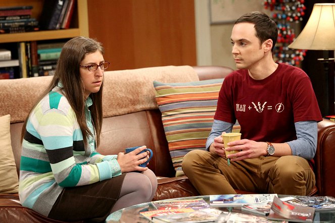 The Big Bang Theory - Eine Körbchengröße mehr - Filmfotos - Mayim Bialik, Jim Parsons