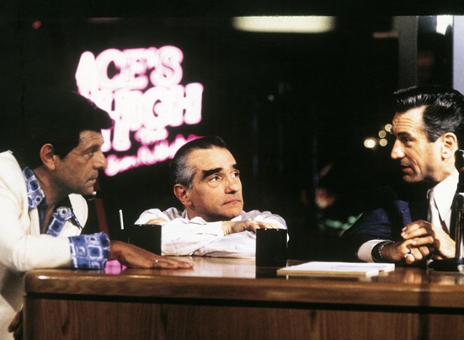 Casino - De filmagens - Frankie Avalon, Martin Scorsese, Robert De Niro