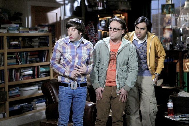 The Big Bang Theory - Season 7 - Ein Abend mit Darth Vader - Filmfotos - Simon Helberg, Johnny Galecki, Kunal Nayyar