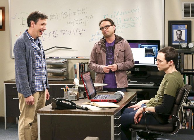 The Big Bang Theory - Jodeln für Nerds - Filmfotos - John Ross Bowie, Johnny Galecki, Jim Parsons