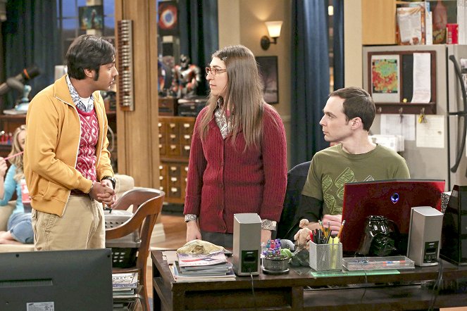 The Big Bang Theory - The Discovery Dissipation - Photos - Kunal Nayyar, Mayim Bialik, Jim Parsons