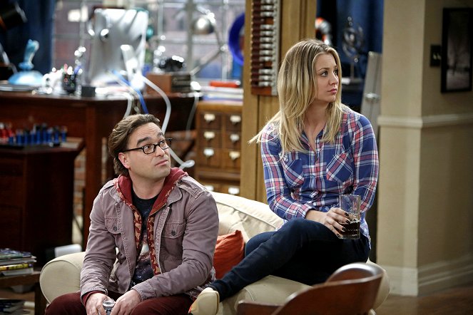 The Big Bang Theory - The Thanksgiving Decoupling - Van film - Johnny Galecki, Kaley Cuoco