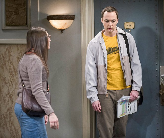 The Big Bang Theory - Season 8 - The Leftover Thermalization - Photos - Mayim Bialik, Jim Parsons