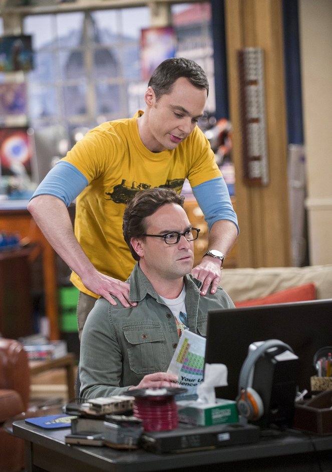 The Big Bang Theory - The Leftover Thermalization - Van film - Jim Parsons, Johnny Galecki
