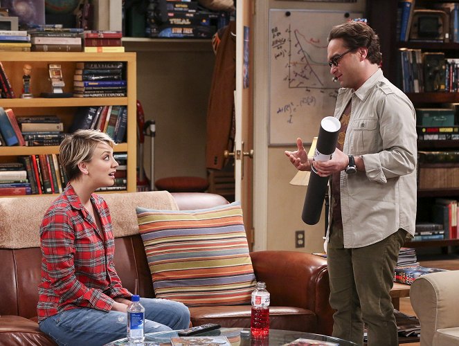 The Big Bang Theory - The Colonization Application - Van film - Kaley Cuoco, Johnny Galecki