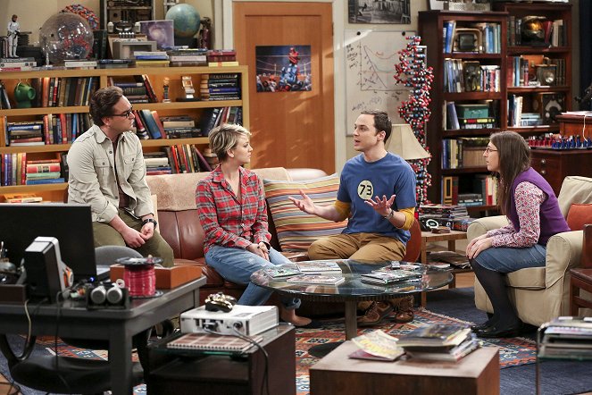 The Big Bang Theory - The Colonization Application - Van film - Johnny Galecki, Kaley Cuoco, Jim Parsons, Mayim Bialik