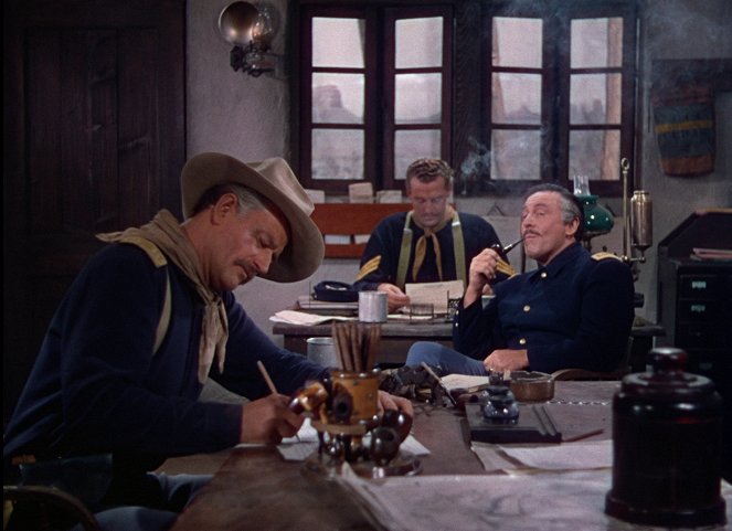 Sárga szalagot viselt - Filmfotók - John Wayne, George O'Brien