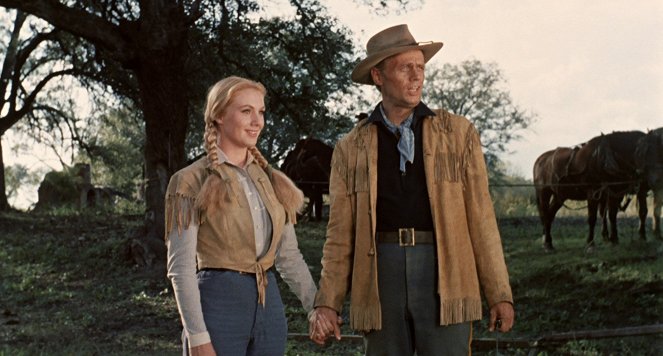 Dos cabalgan juntos - De la película - Shirley Jones, Richard Widmark