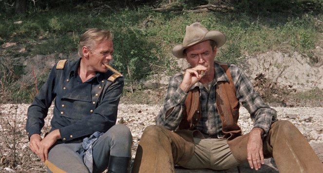 Les Deux Cavaliers - Film - Richard Widmark, James Stewart