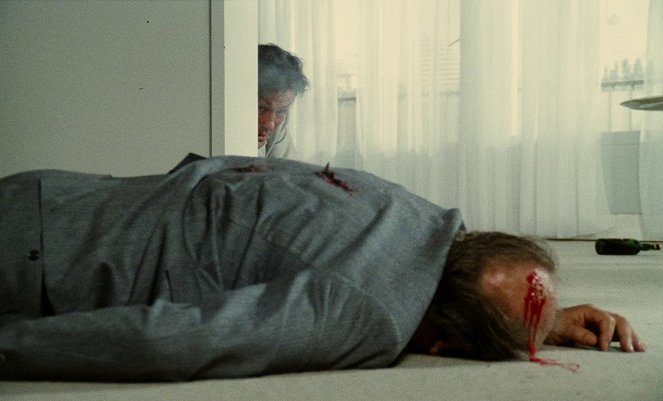 Trzech ludzi do zabicia - Z filmu - Alain Delon, Christian Barbier