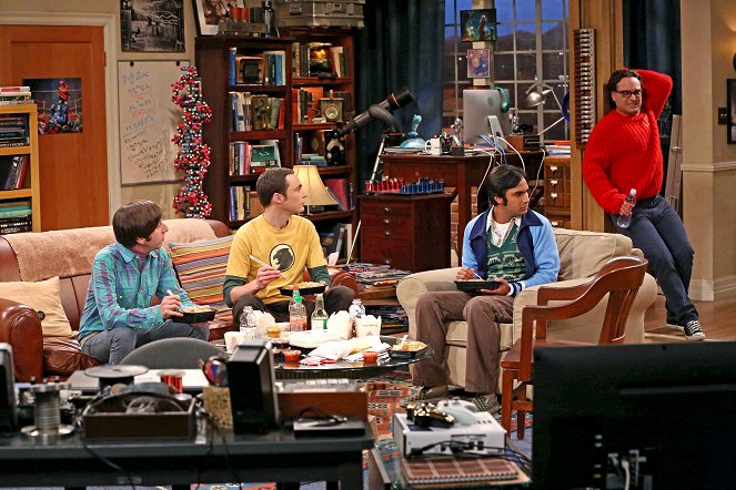 The Big Bang Theory - Juckreiz im Gehirn - Filmfotos - Simon Helberg, Jim Parsons, Kunal Nayyar, Johnny Galecki