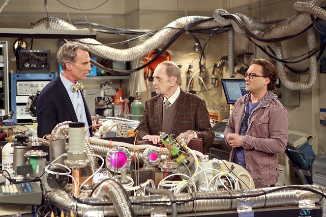 The Big Bang Theory - The Proton Displacement - Van film - Bill Nye, Bob Newhart, Johnny Galecki