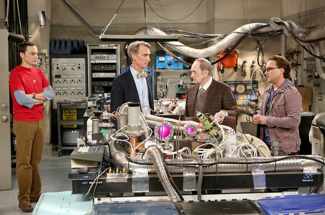 The Big Bang Theory - Der Proton-Ersatz - Filmfotos - Jim Parsons, Bill Nye, Bob Newhart, Johnny Galecki
