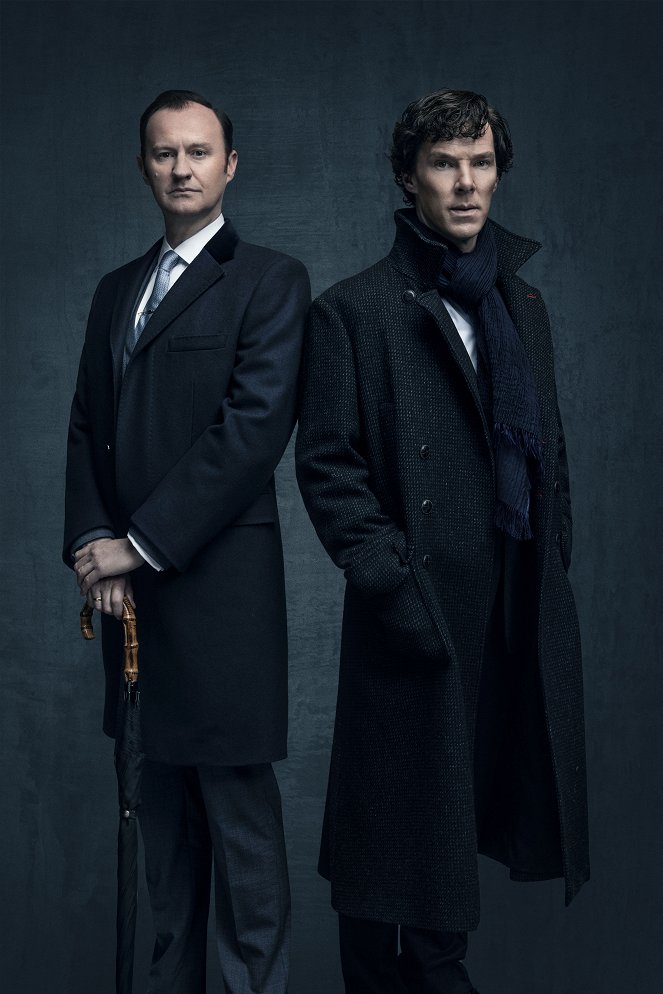 Uusi Sherlock - Season 4 - Promokuvat - Mark Gatiss, Benedict Cumberbatch
