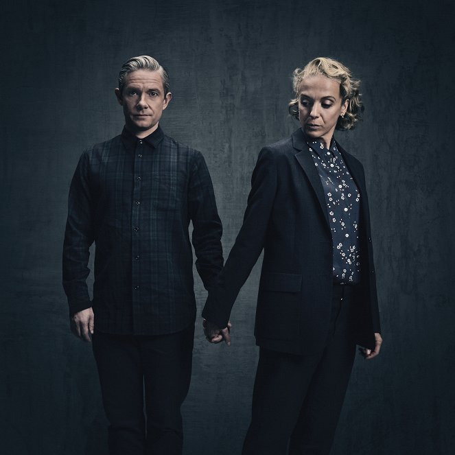 Sherlock - Série 4 - Promo - Martin Freeman, Amanda Abbington