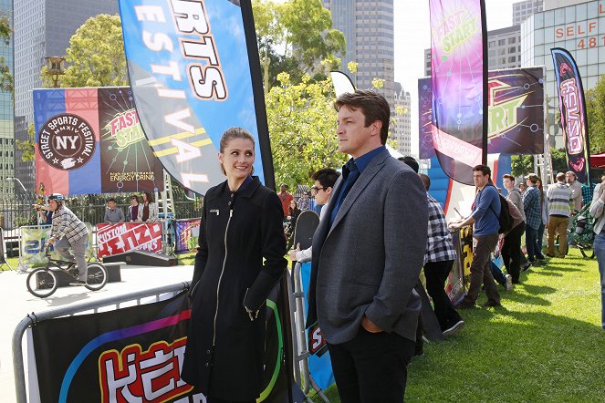 Castle - Law & Boarder - Photos - Stana Katic, Nathan Fillion