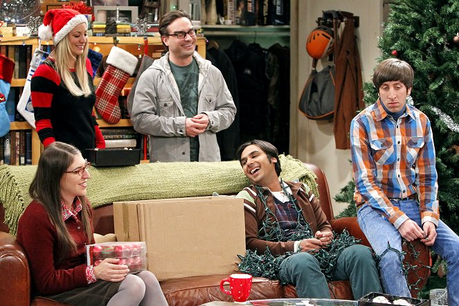 The Big Bang Theory - The Cooper Extraction - Van film - Kaley Cuoco, Mayim Bialik, Johnny Galecki, Kunal Nayyar, Simon Helberg