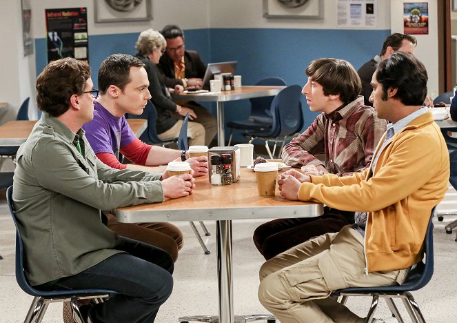 The Big Bang Theory - The Communication Deterioration - Van film - Johnny Galecki, Jim Parsons, Simon Helberg, Kunal Nayyar