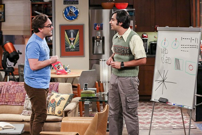 The Big Bang Theory - The Communication Deterioration - Van film - Johnny Galecki, Kunal Nayyar