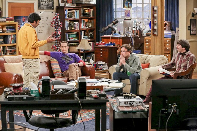 The Big Bang Theory - Wir sind alle Chef - Filmfotos - Kunal Nayyar, Jim Parsons, Johnny Galecki, Simon Helberg