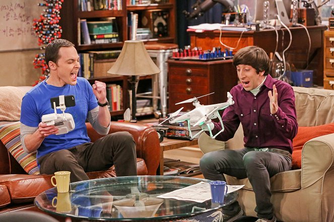 The Big Bang Theory - Angriff der Killerdrohne - Filmfotos - Jim Parsons, Simon Helberg