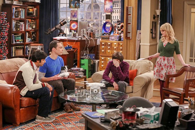 The Big Bang Theory - Angriff der Killerdrohne - Filmfotos - Kunal Nayyar, Jim Parsons, Simon Helberg, Melissa Rauch