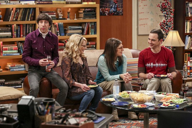 The Big Bang Theory - The Holiday Summation - Photos - Simon Helberg, Melissa Rauch, Mayim Bialik, Jim Parsons