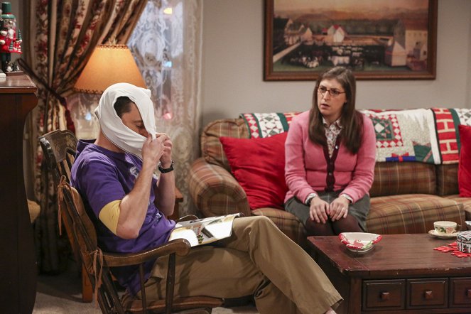 The Big Bang Theory - The Holiday Summation - Photos - Jim Parsons, Mayim Bialik