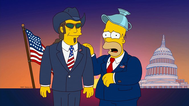Simpsonowie - Season 23 - Polityczna nieudolność z Homerem Simpsonem - Z filmu