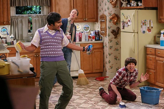 The Big Bang Theory - The Maternal Combustion - Van film - Kunal Nayyar, Kevin Sussman, Simon Helberg