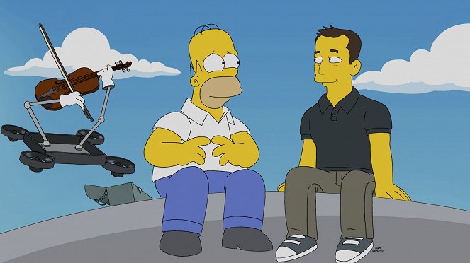 A Simpson család - Földreszállt Musk - Filmfotók