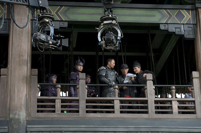 La Grande Muraille - Tournage - Xuan Huang, Hanyu Zhang, Yimou Zhang, Andy Lau