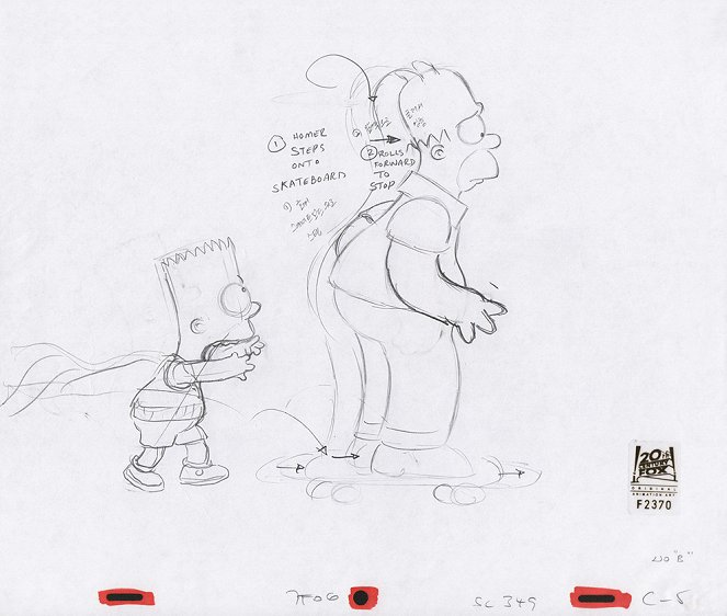 The Simpsons - Season 2 - Bart the Daredevil - Concept art