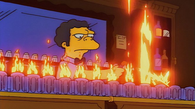 The Simpsons - Flaming Moe's - Van film