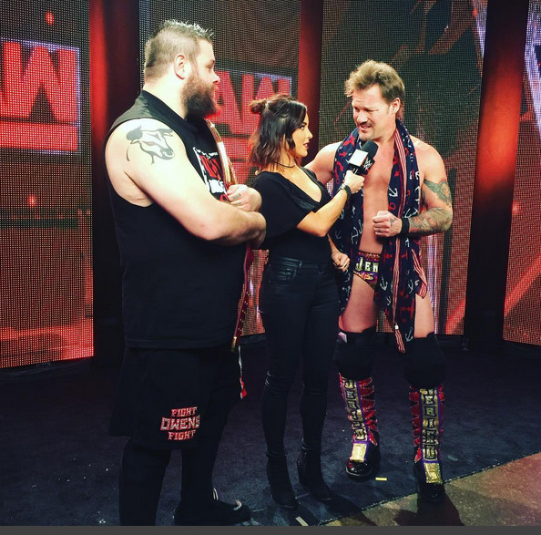 WWE Monday Night RAW - Van film - Kevin Steen, Chris Jericho