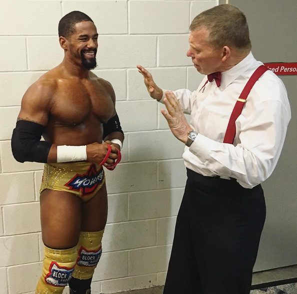 WWE Monday Night RAW - Z natáčení - Frederick Rosser, Bob Backlund