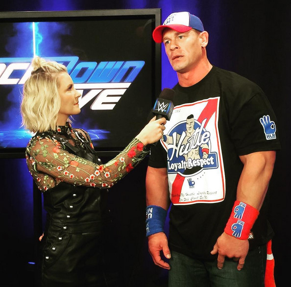 WWE SmackDown LIVE! - Do filme - Renee Paquette, John Cena