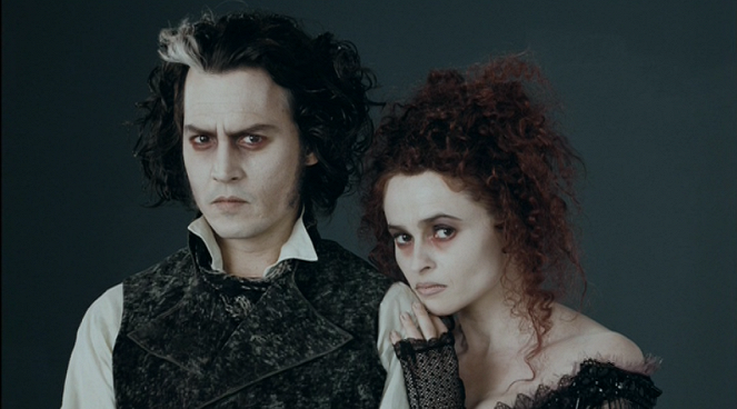 Sweeney Todd - A Fleet Street démoni borbélya - Promóció fotók - Johnny Depp, Helena Bonham Carter