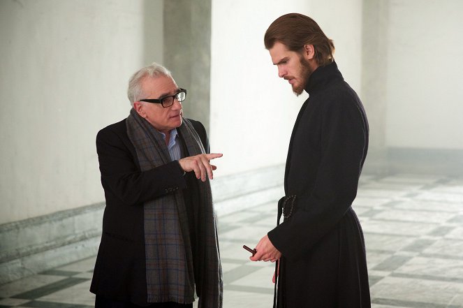Némaság - Forgatási fotók - Martin Scorsese, Andrew Garfield