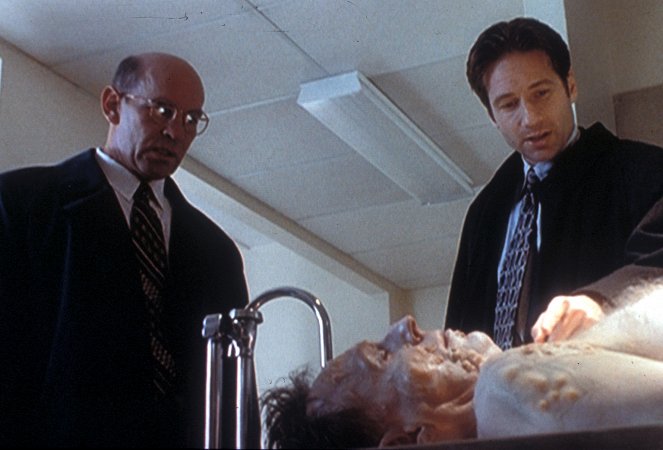 The X-Files - Zero Sum - Van film - Mitch Pileggi, David Duchovny