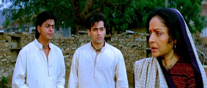 Karan und Arjun - Filmfotos - Shahrukh Khan, Salman Khan, Rakhee Gulzar