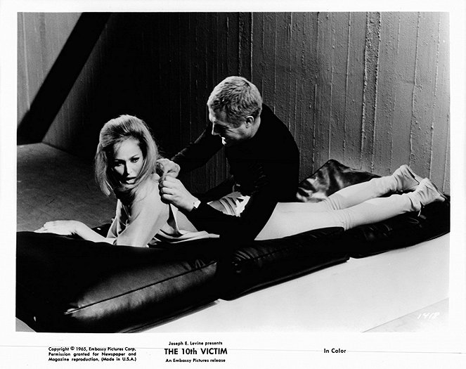 The Tenth Victim - Lobby Cards - Ursula Andress, Marcello Mastroianni